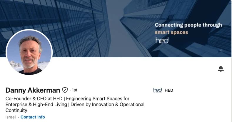 Danny Akkerman · Co-Founder & CEO, HED